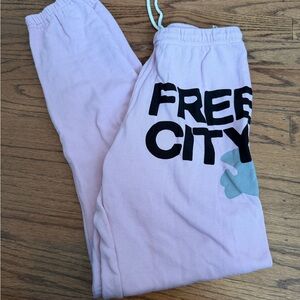 Free City Light Pink Sweatpants